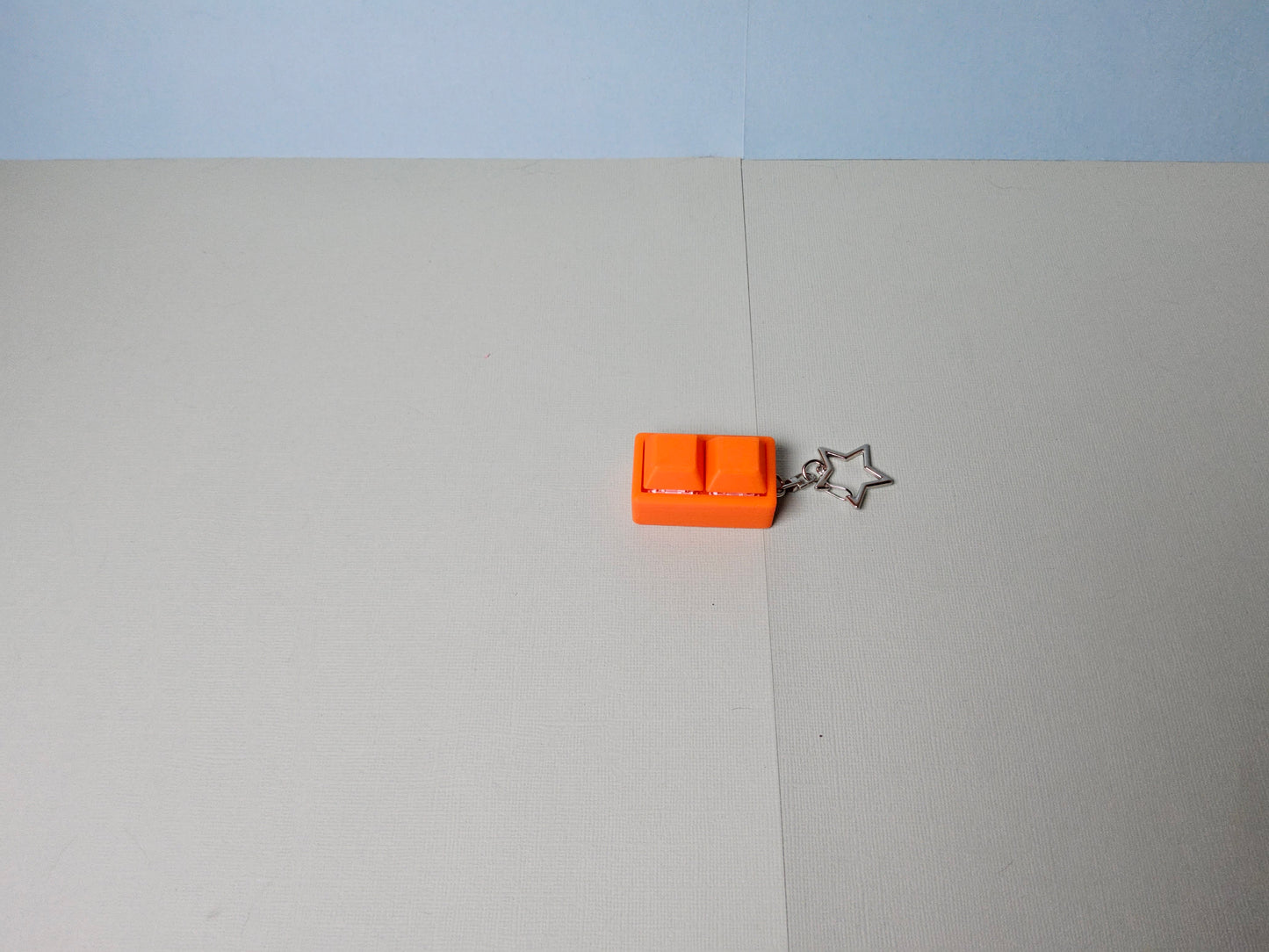 Dual Keycap Fidget Keyring