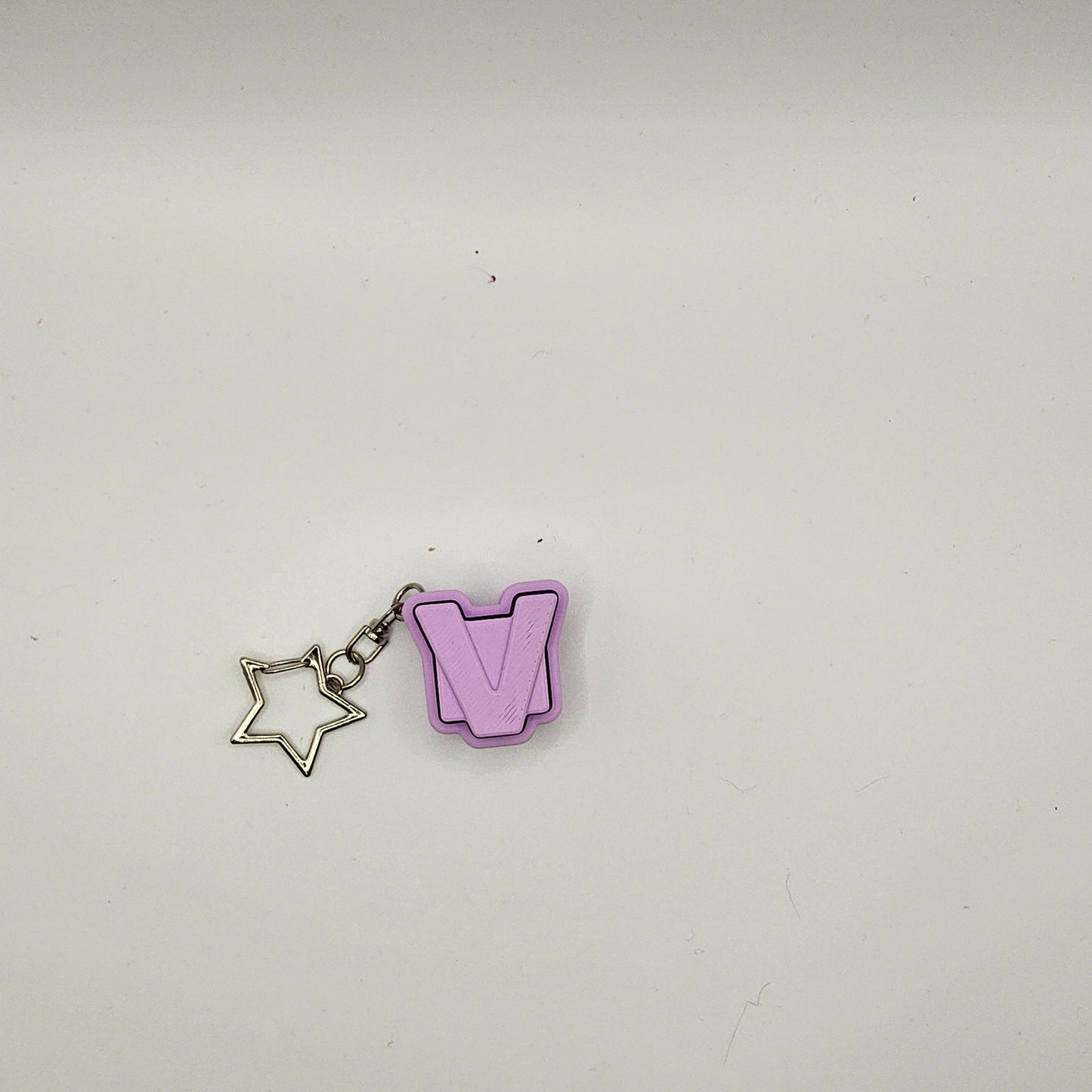 Letters Keycap Keyring