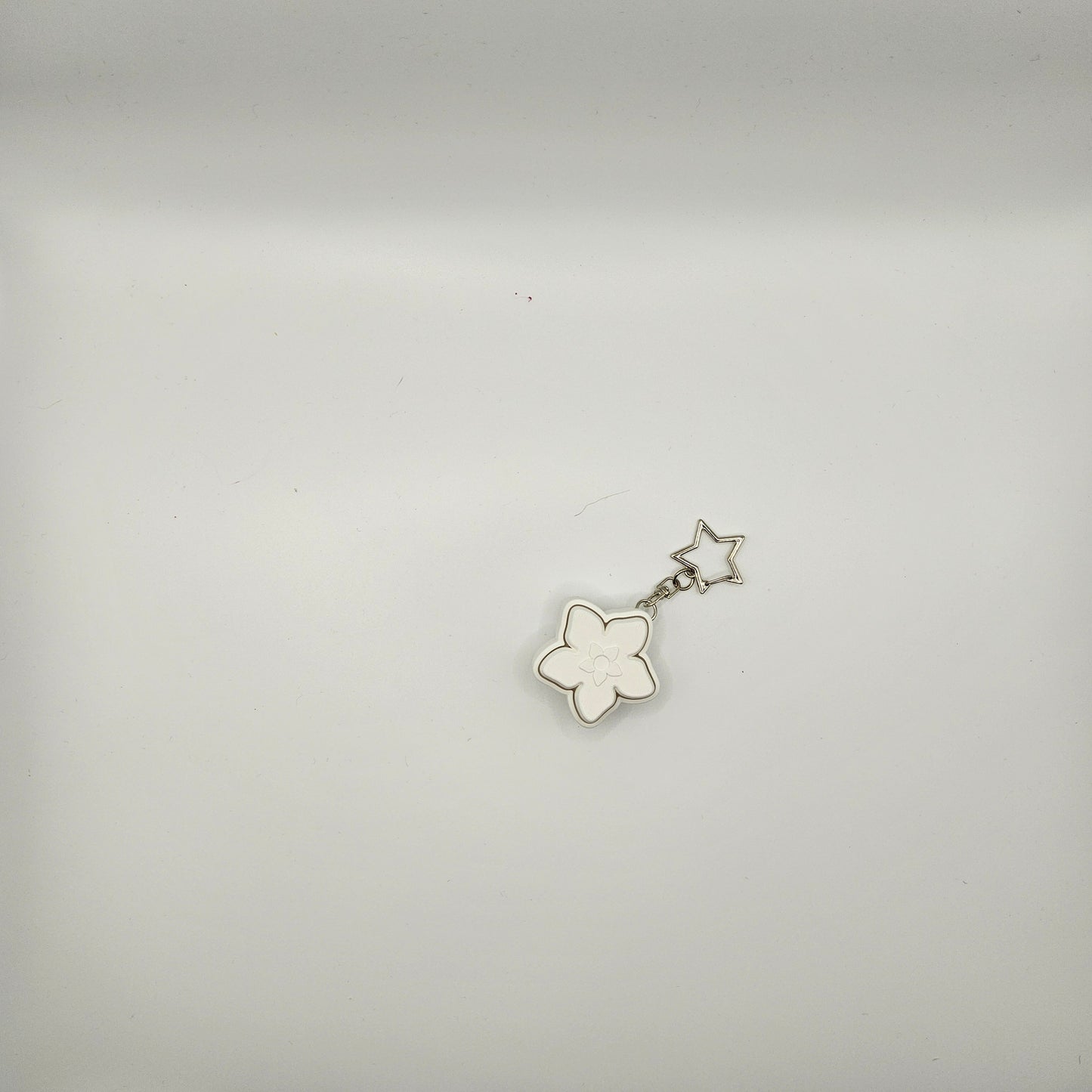 Hibiscus Keycap Keyring