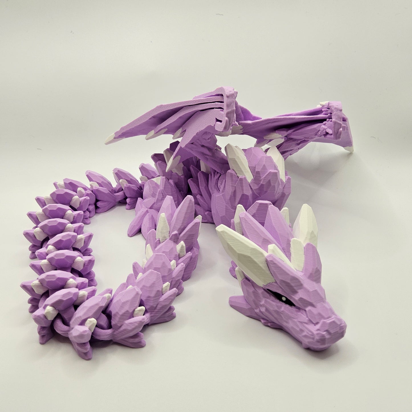 Two Coloured Gemstone Wyvern