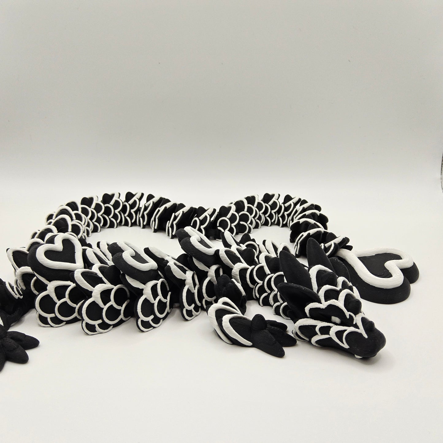 Two Coloured Cookie Heart Dragon