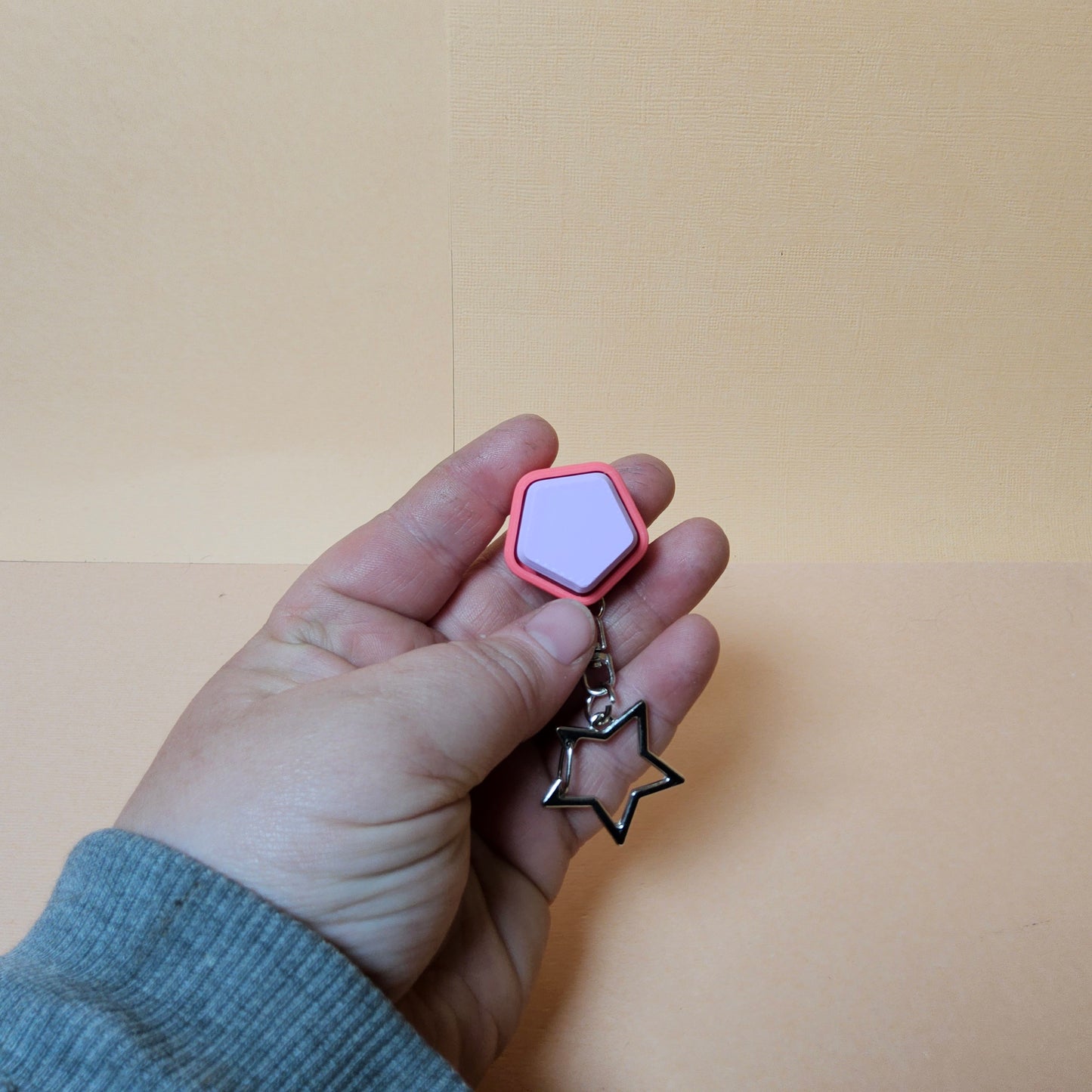 Pentagon Keycap Keyring