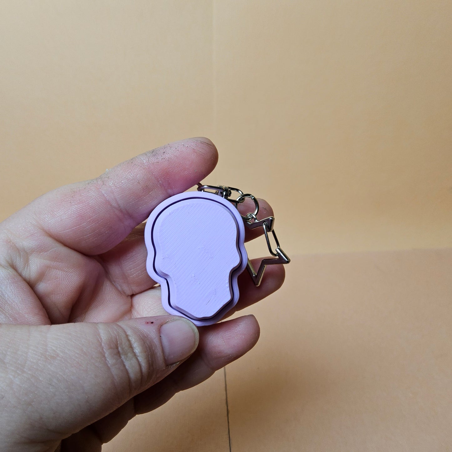 Skull Keycap Keyring