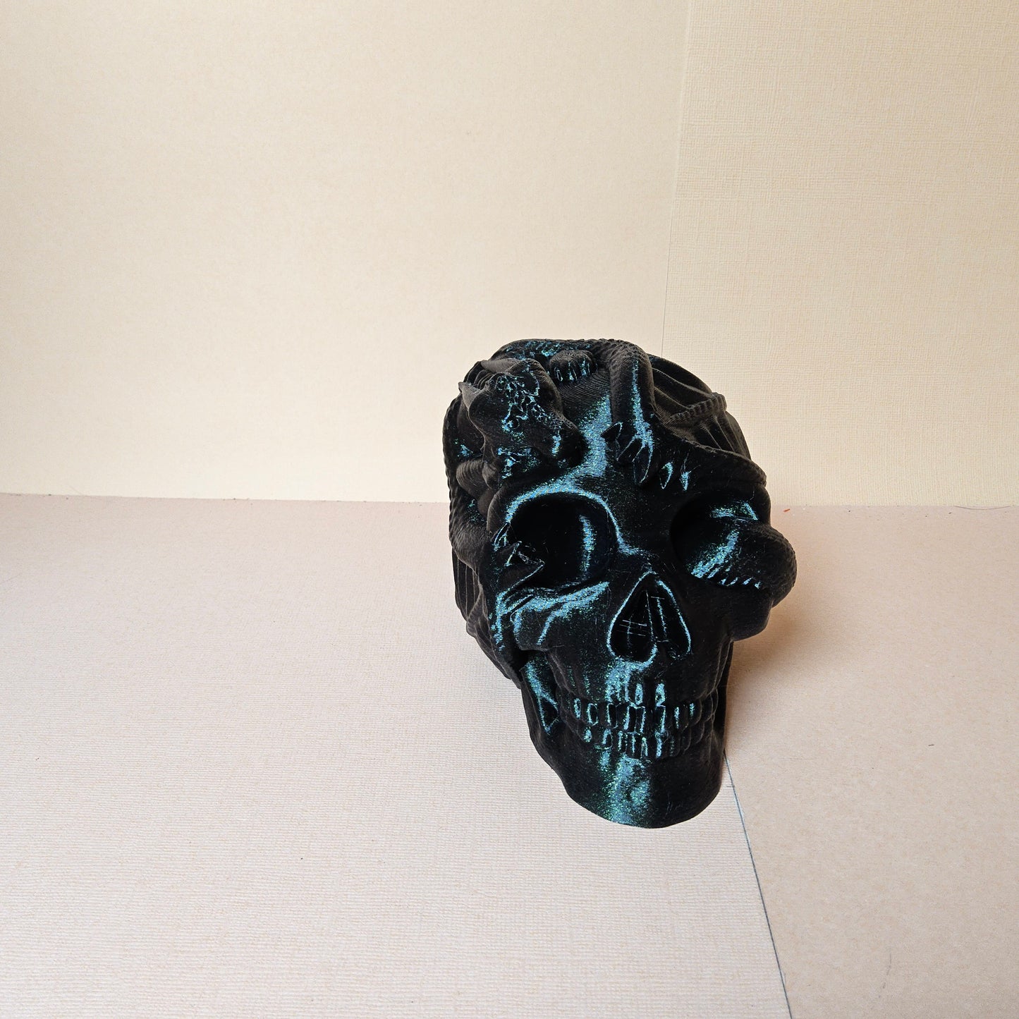 Skull with Dragon