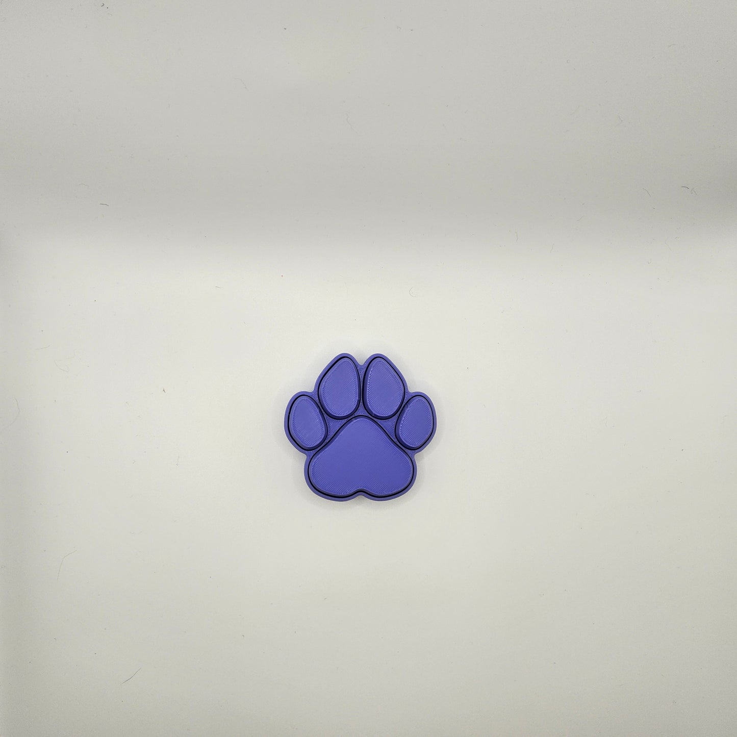 Paw Print Keycap Keyring