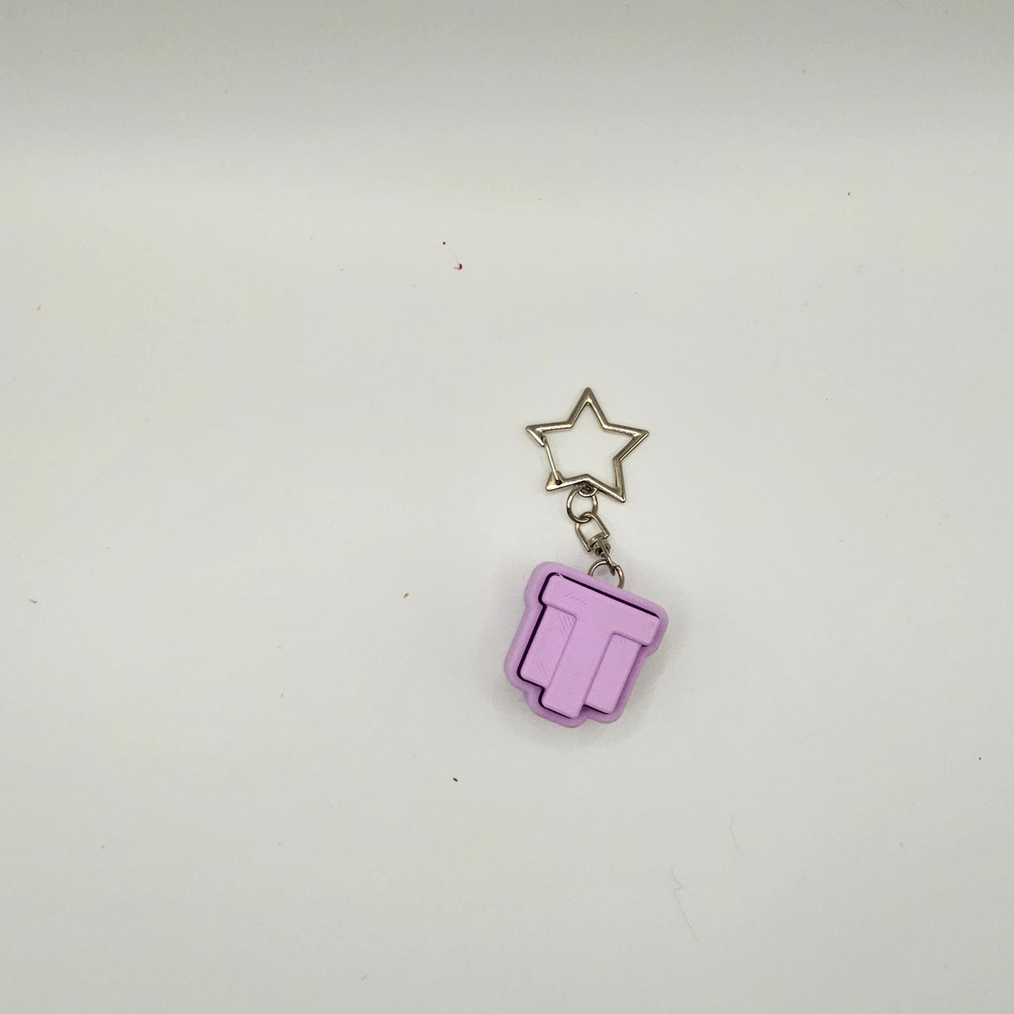 Letters Keycap Keyring
