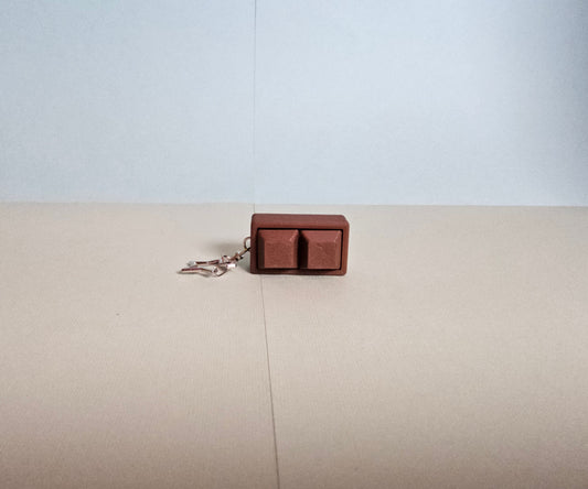 Dual Keycap Fidget Keyring