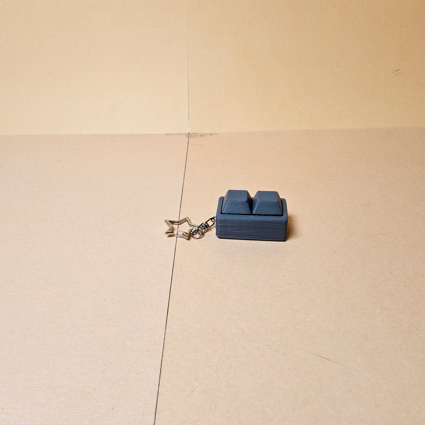 Dual Keycap Fidget Keyring
