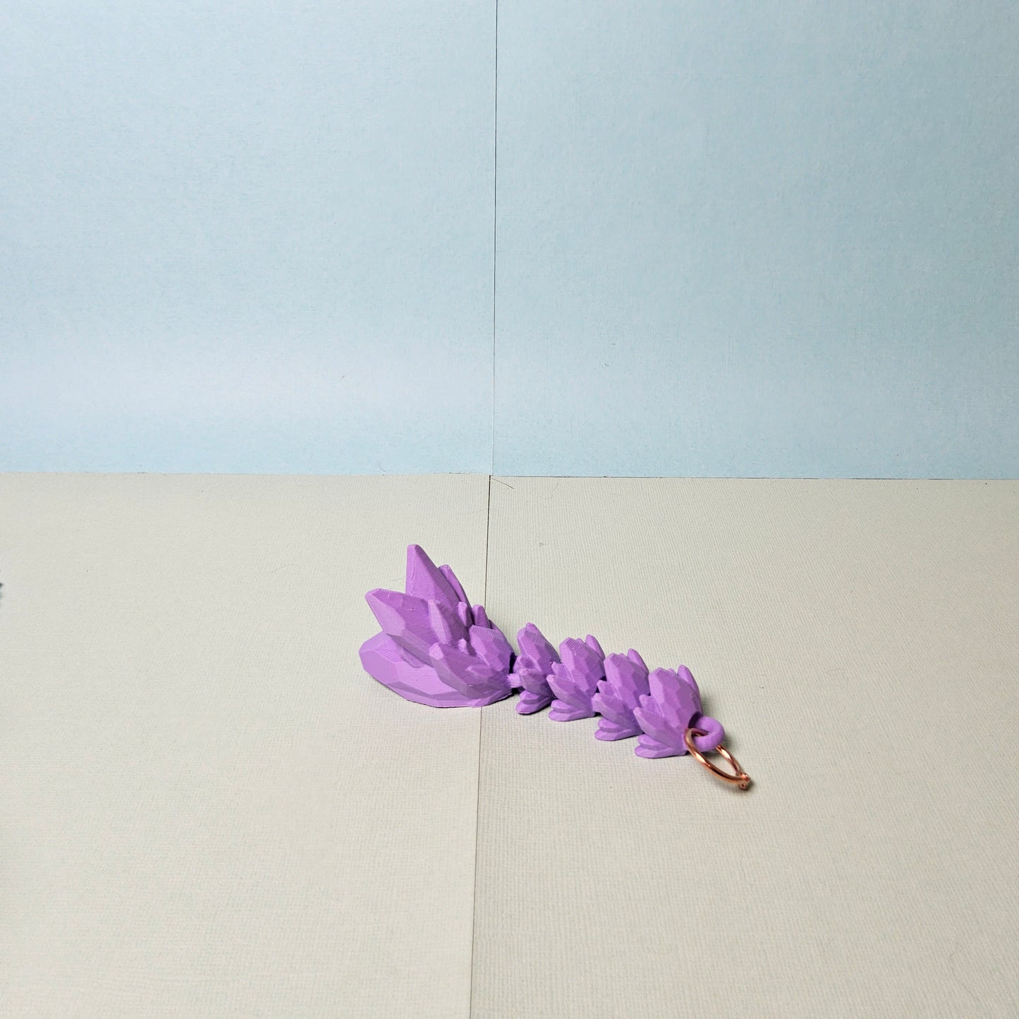 Gemstone Dragon Tail Keyring