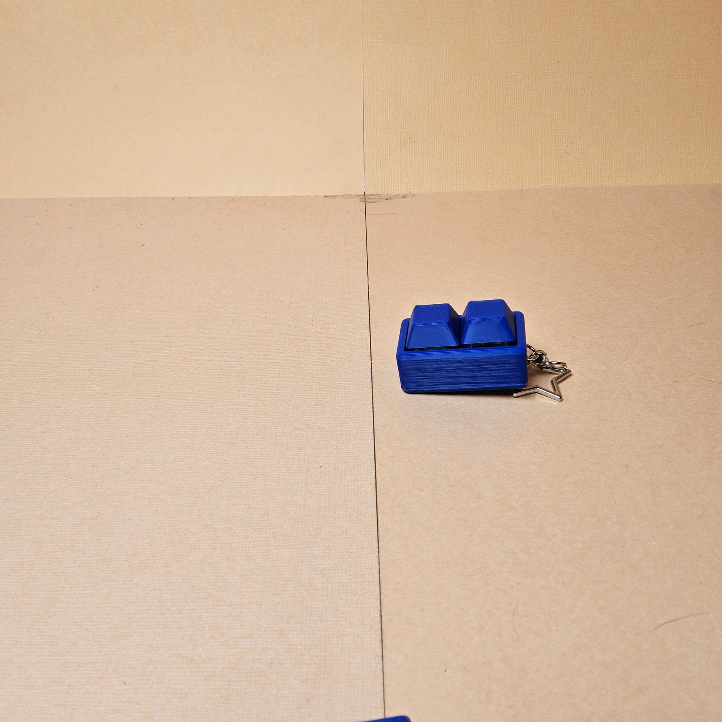Dual Keycap Fidget Keyring
