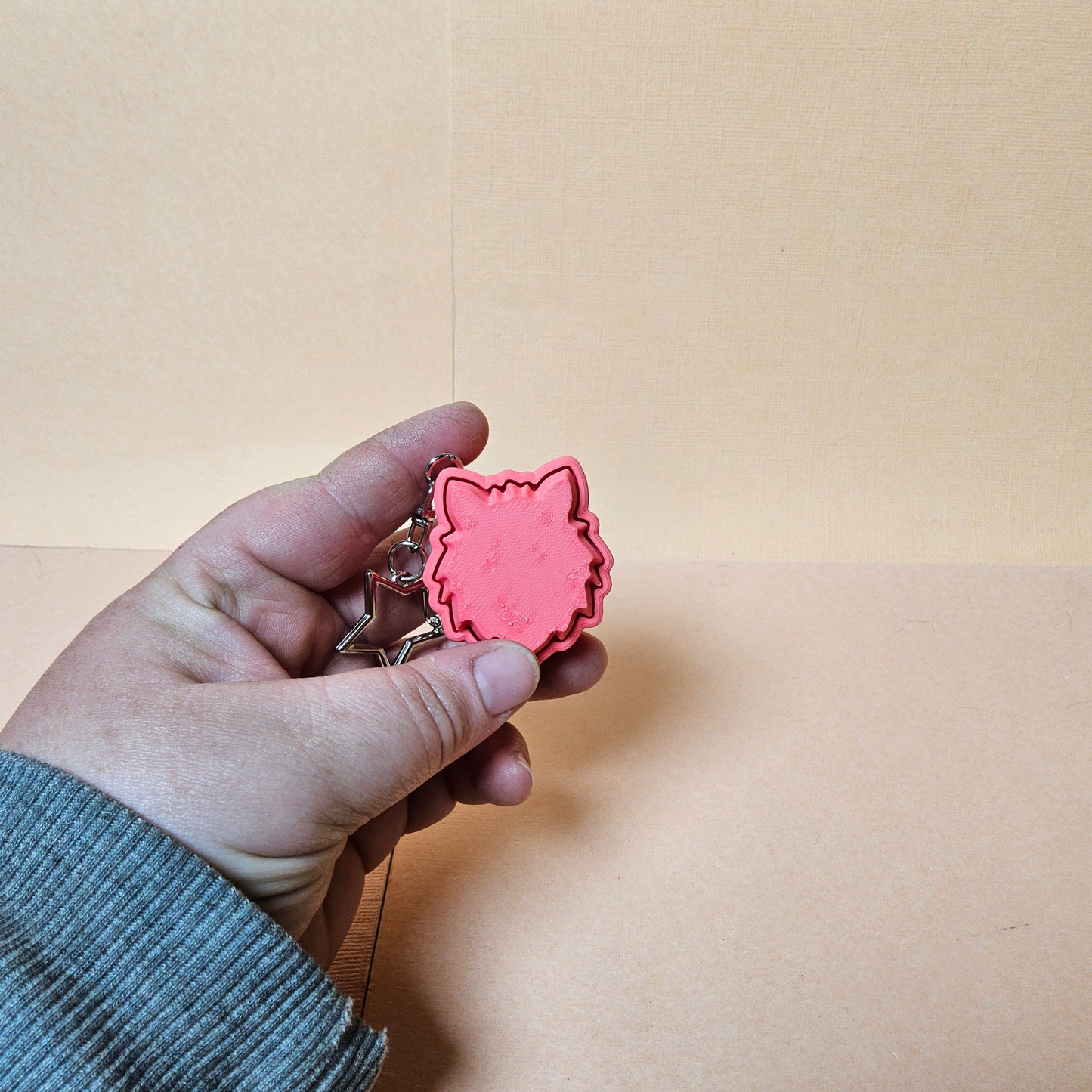 Wolf Keycap Keyring
