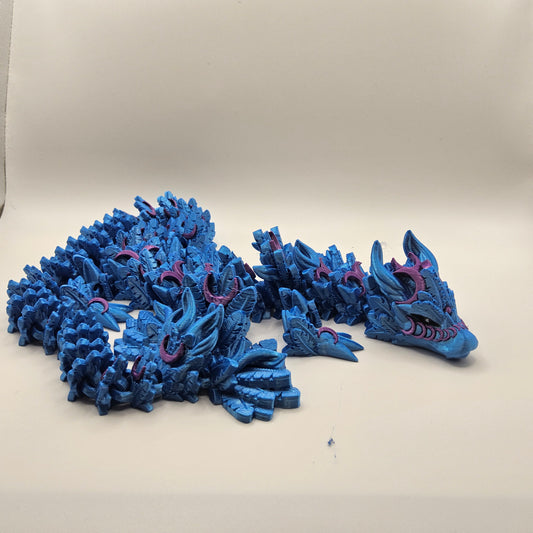 Two coloured Lunar Dragon