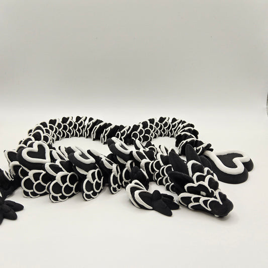 Two Coloured Cookie Heart Dragon
