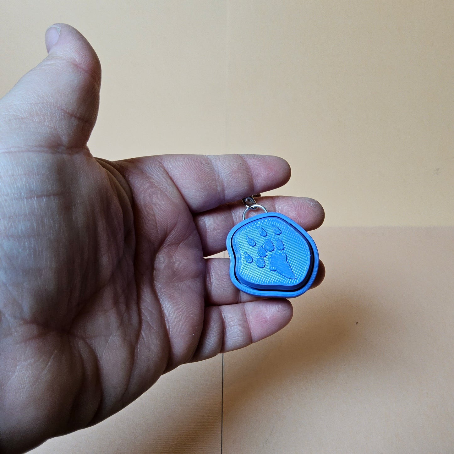 Triceratops Keycap Keyring