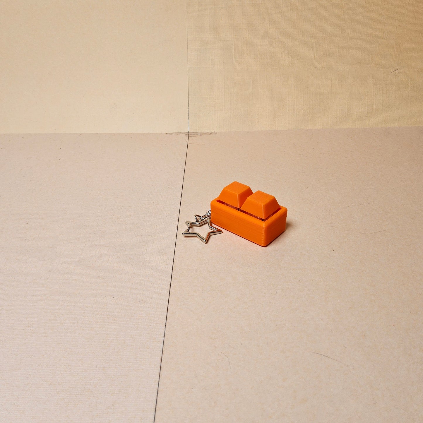 Dual Keycap Fidget Keyring