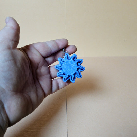 Sun Keycap Keyring