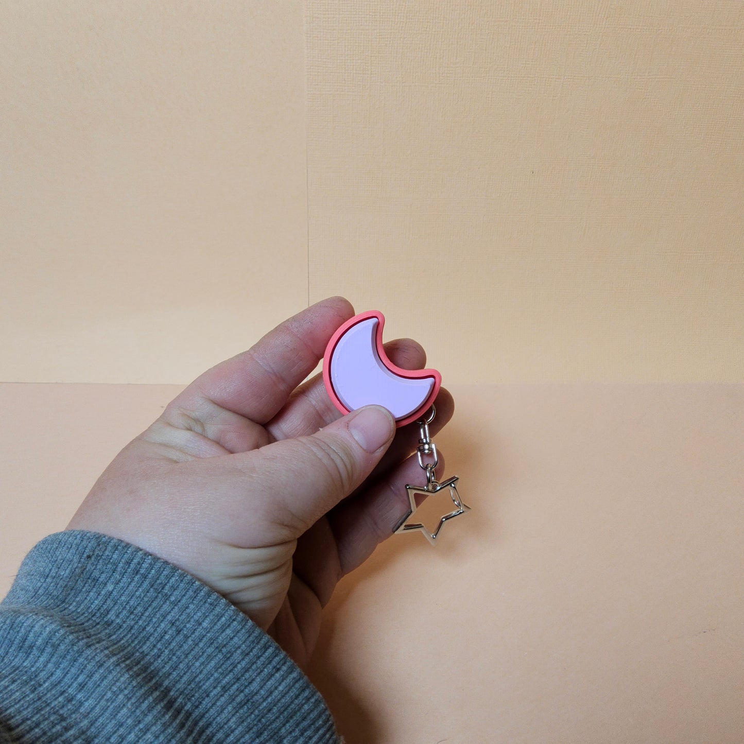 Moon Keycap Keyring