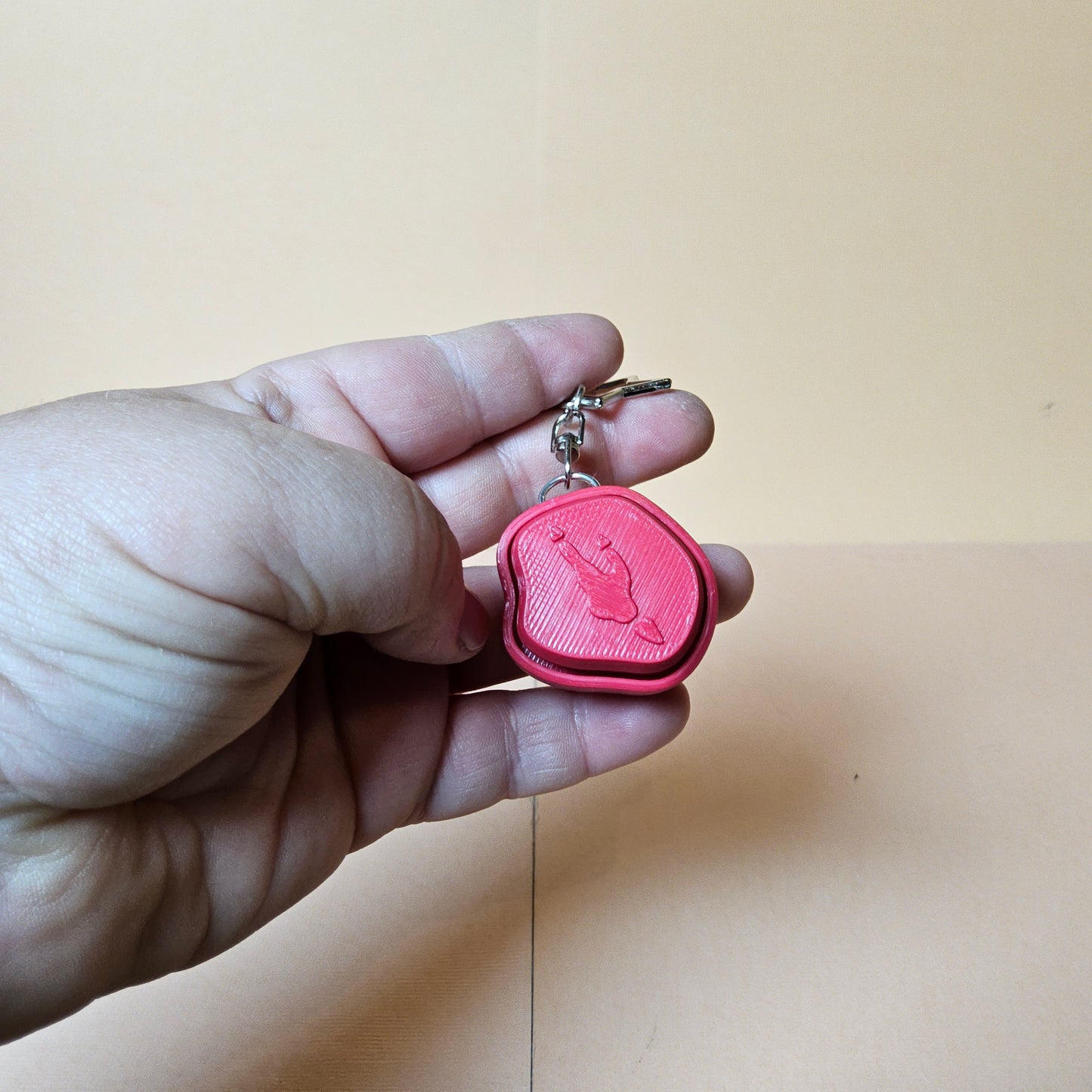 Velociraptor Keycap Keyring