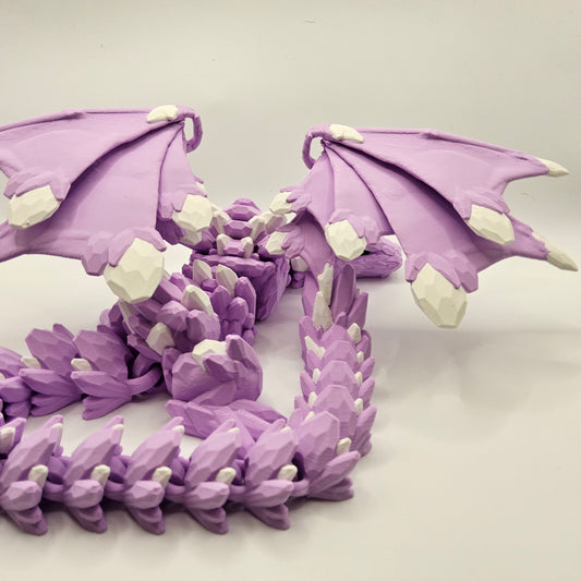 Two Coloured Gemstone Wyvern