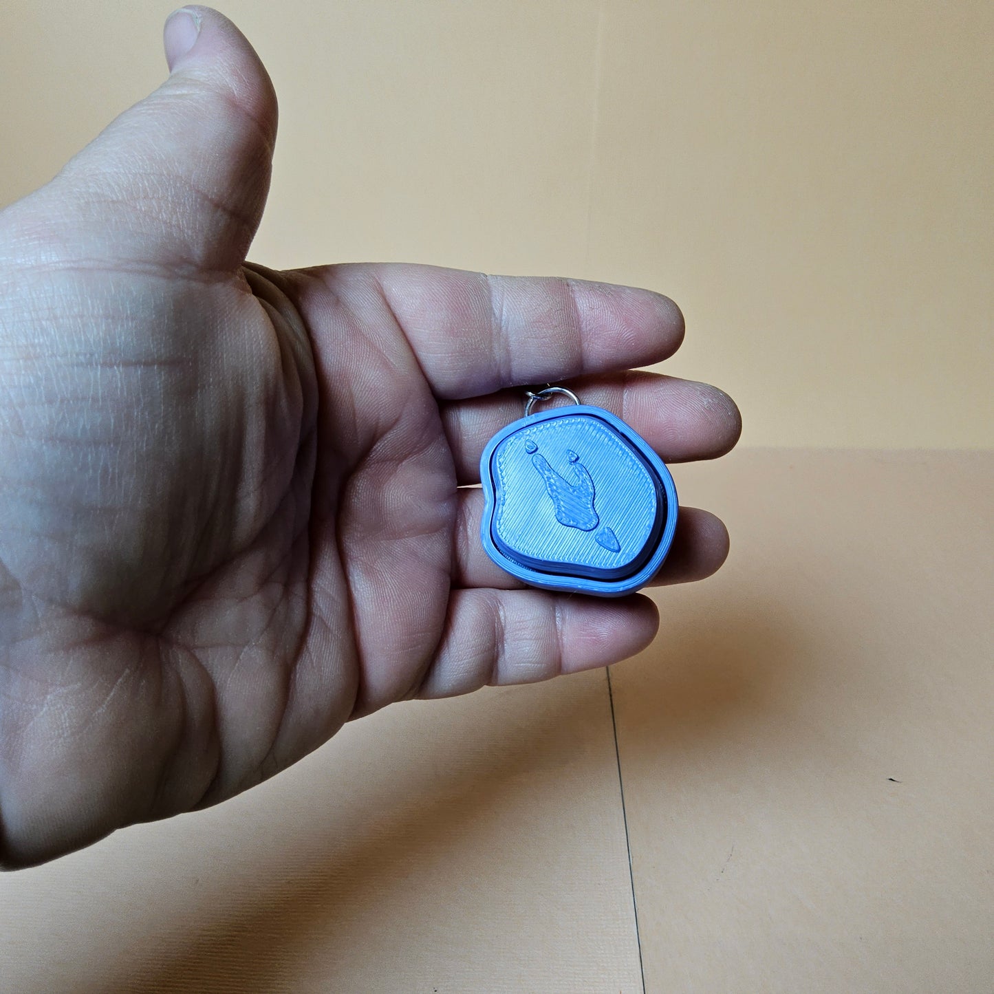 Velociraptor Keycap Keyring