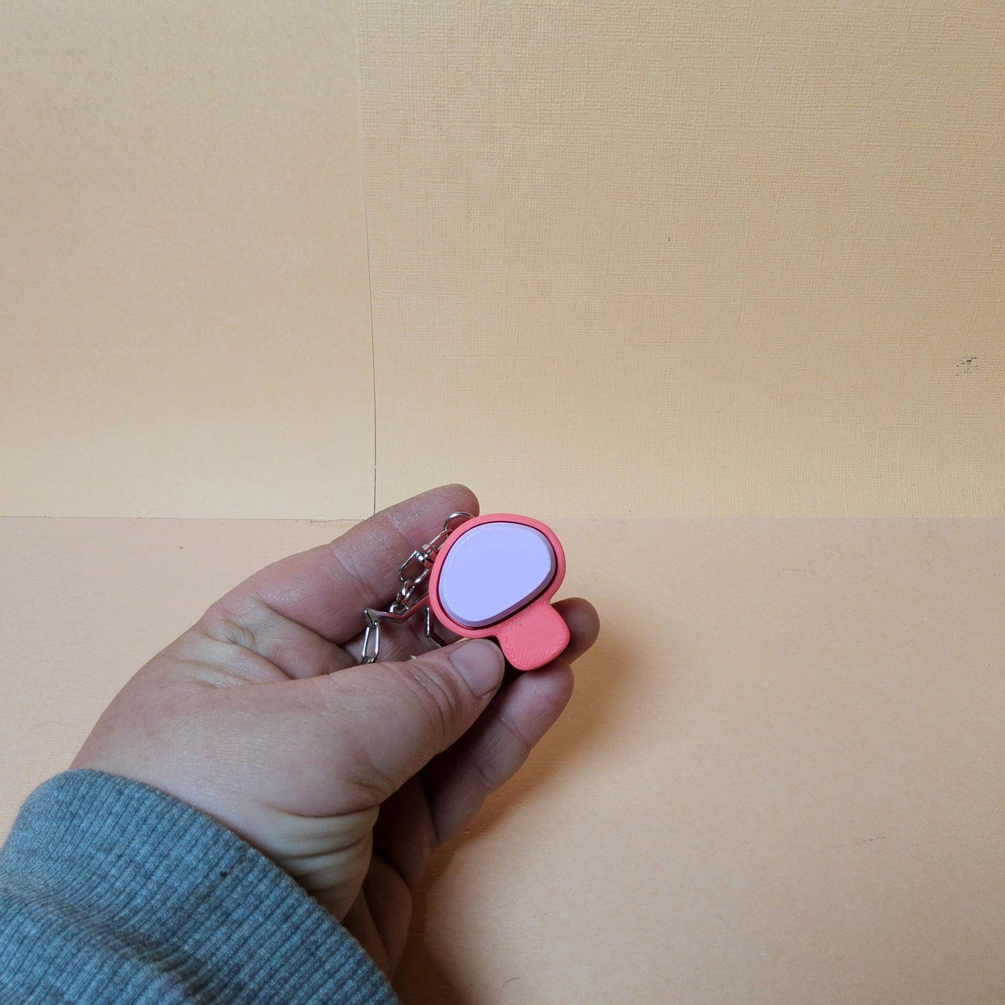 Mushroom Keycap Keyring