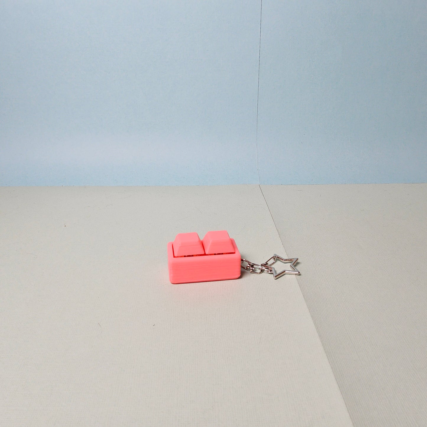 Dual Keycap Fidget Keyring