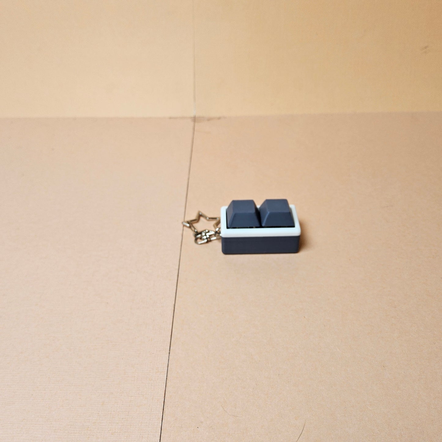 Dual Keycap Fidget Keyring