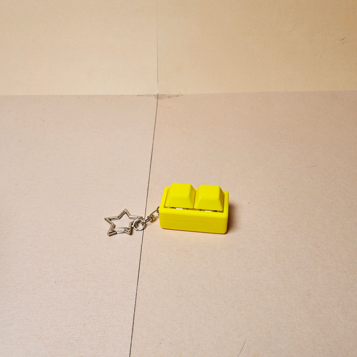 Dual Keycap Fidget Keyring